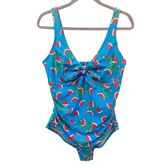 Old Navy Other - Old Navy Tropical Watermelon One Piece Swimsuit Size 1X Whimsical Summer Beach